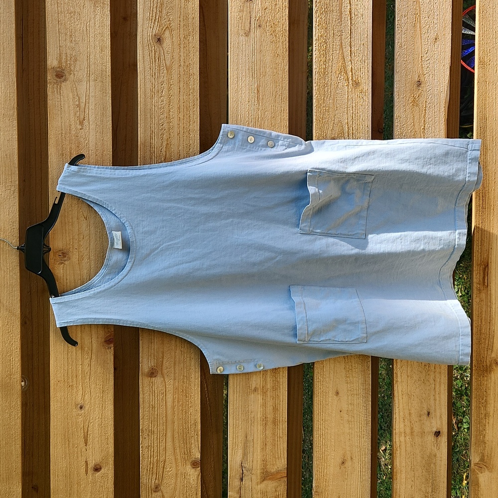 VARSITY SPORT Jumper Dress Retro Sleeveless Cotton Made in USA Size 3X